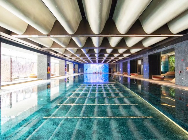 朝阳网站建设西安W酒店泳池